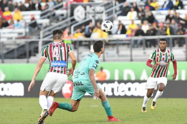 Fluminense, Florida Kupası 'nda 15 Ocak 2018' de Orlando Florida 'da oynanan Spektrum Stadyumu' nda Barcelona SC 'ye karşı..