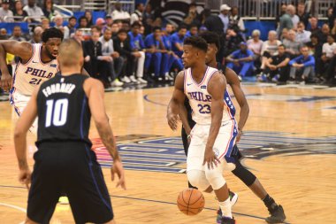 Orlando Magic, Philadelphia 76ers 'ı 25 Mart 2019' da Orlando Florida 'daki Amway Arena' da ağırlıyor.. 