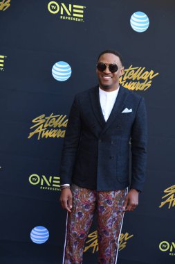 24 Mart 2018 Cumartesi günü Las Vegas 'taki Orleans Resort' ta düzenlenen 33. Yıldız Ödülleri Kırmızı Halı sırasında ünlüler.