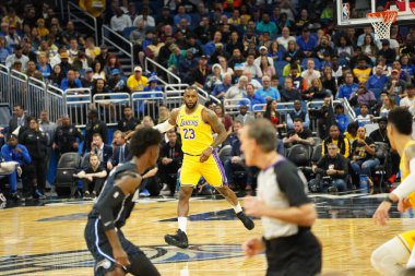 Orlando Magic 11 Aralık 2019 Çarşamba günü Orlando Forida 'daki Amway Center' da Los Angeles Lakers 'a ev sahipliği yaptı. Fotoğraf: Marty Jean-Louis
