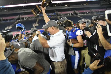 Georgia State Face Batı Kentucky Cure Bowl sırasında 16 Aralık 2017 'de Orlando Florida' daki Citrus Bowl 'da.  