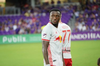Orlando City 21 Temmuz 2019 tarihinde Florida, Orlando 'da Exploria Stadyumu' nda New York Red Bulls 'a ev sahipliği yaptı..