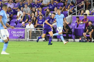 Orlando City 26 Temmuz 2018 'de Florida Exploria Stadyumu' nda NYC FC 'ye ev sahipliği yaptı. Fotoğraf: Marty Jean-Louis