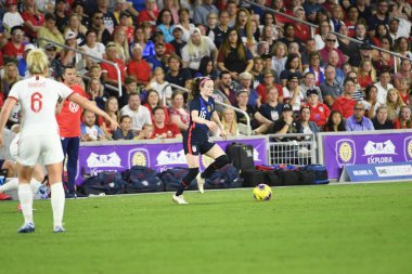 5 Mart 2020 'de Orlando Florida' daki Exploria Stadyumu 'nda düzenlenen 2020 SheBelieves Kupası' nda ABD - İngiltere Karşılaşması 