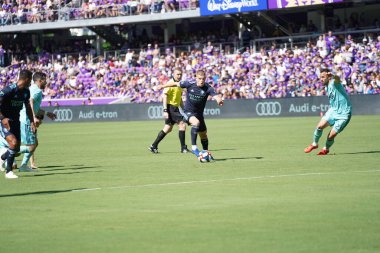 Orlando City SC 20 Nisan 2019 'da Orlando City Stadyumu' nda Vancouver Whitecaps 'a ev sahipliği yapıyor..  