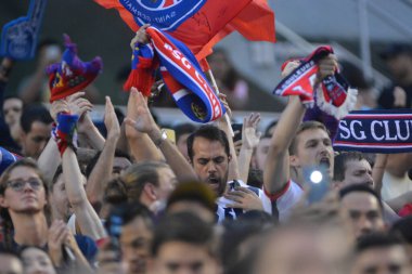 Paris Saint-Germain, Tottenham Hotspur 'a karşı 22 Temmuz 2017' de Orlando Florida 'daki Citrus Bowl' da. 