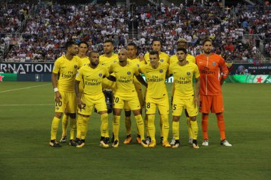 Paris Saint-Germain, Tottenham Hotspur 'a karşı 22 Temmuz 2017' de Orlando Florida 'daki Citrus Bowl' da.   