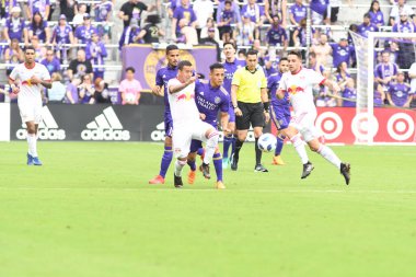 Orlando City, 31 Mart 2018 'de Orlando Florida' daki Exploria Stadyumu 'nda New York Red Bulls' a ev sahipliği yaptı..  