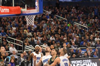 Orlando Magic 12 Ocak 2019 'da Boston Celtics' i Amway Stadyumu 'nda ağırladı.. 