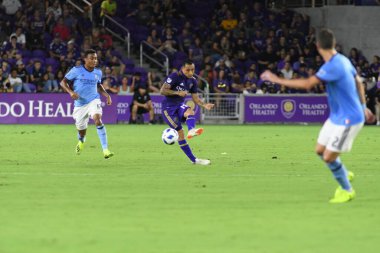 Orlando City 26 Temmuz 2018 'de Florida Exploria Stadyumu' nda NYC FC 'ye ev sahipliği yaptı. Fotoğraf: Marty Jean-Louis