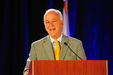 Florida Valisi Rick Scott 13 Ekim 2015 'te Orlando Florida' daki İnanç Sempozyumu 'nda konuşma yapacak. Fotoğraf: Marty Jean-Louis