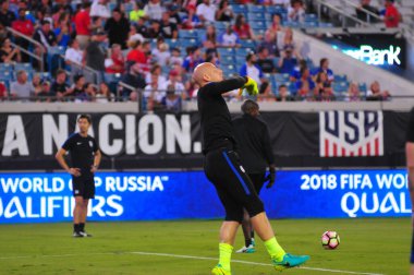 ABD Futbol Takımı 6 Eylül 2016 'da Jacksonville Florida EverBank Field' da Trinidad & Tobago 'ya ev sahipliği yaptı..