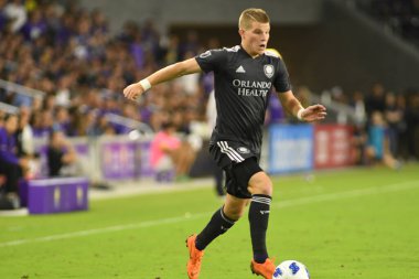 Orlando City 21 Nisan 2018 'de Orlando Florida' daki Exploria Stadyumu 'nda San Jose depremlerine ev sahipliği yaptı..  