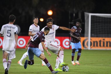 Real Salt Lake, 12 Temmuz 2020 'de Orlando Florida' da düzenlenen MLS Sırt Turnuvası sırasında Colorado Rapids ile karşı karşıya.