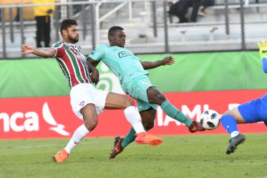 Fluminense, Florida Kupası 'nda 15 Ocak 2018' de Orlando Florida 'da oynanan Spektrum Stadyumu' nda Barcelona SC 'ye karşı..