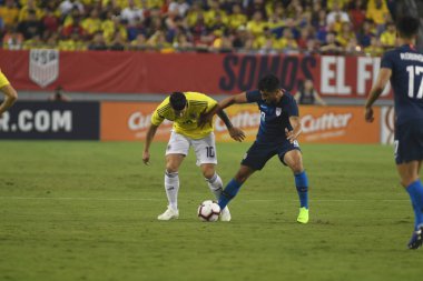 ABD Kolombiya 'ya karşı Raymond James Stadyumu' nda 11 Ekim 2018 'de.  