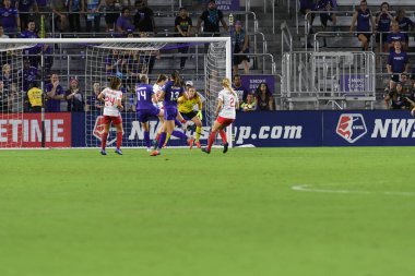 Orland Pride, 25 Ağustos 2018 'de Orlando Florida' daki Exploria Stadyumu 'nda Chicago Red Stars' a ev sahipliği yapıyor..  