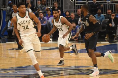 Orlando Magic, 19 Ocak 2019 Cumartesi günü Orlando Florida 'daki Amway Arena' da Milwaukee Doları 'na ev sahipliği yapıyor..