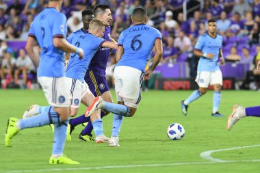 Orlando City 26 Temmuz 2018 'de Florida Exploria Stadyumu' nda NYC FC 'ye ev sahipliği yaptı. Fotoğraf: Marty Jean-Louis