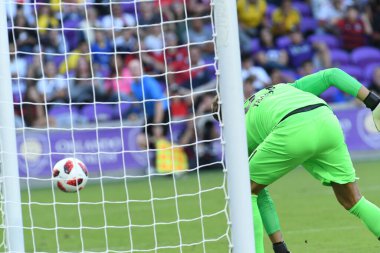 Flamengo Eintracht Frankfurt 'a karşı 12 Ocak 2019 Cumartesi günü Orlando City Stadyumu' nda. 
