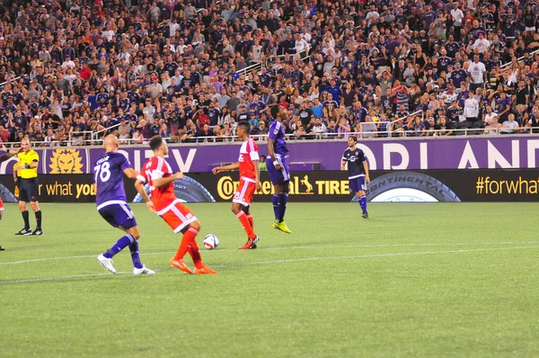 Orlando City Gospodarz Galaxy Camping World Stadium Orlando Florida Dniu — Zdjęcie stockowe