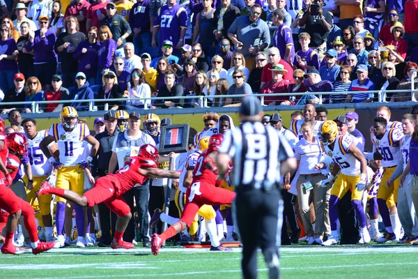 Lsu Szemben Louisville Citrus Bowl Camping World Stadium Orlando Florida — Stock Fotó