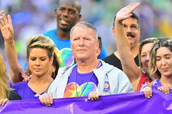 Orlando City Φιλοξενεί Τους Σεισμούς Του Σαν Χοσέ Στο Camping — Φωτογραφία Αρχείου