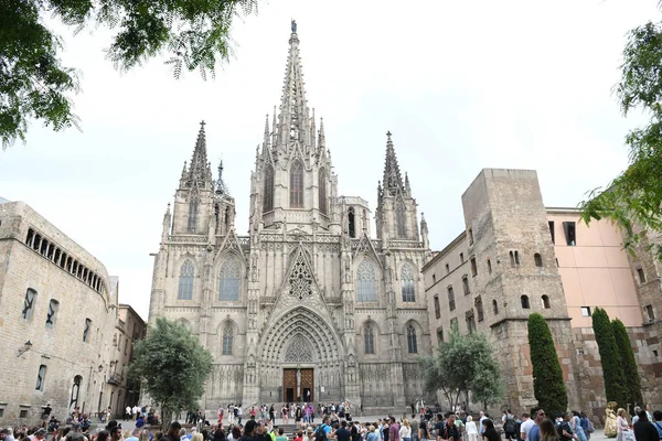 Kilátás Templom Expiatori Szent Család Barcelona — Stock Fotó