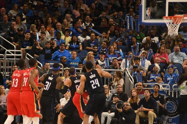 Orlando Magic Host Louisiana Pelicans Het Amway Center Orlando Florida — Stockfoto