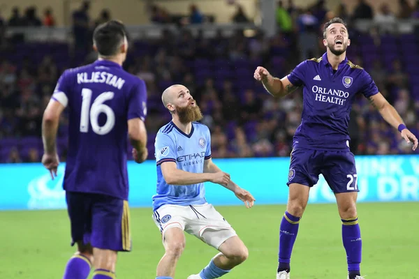 Orlando City 26 Temmuz 2018 'de Florida Exploria Stadyumu' nda NYC FC 'ye ev sahipliği yaptı. Fotoğraf: Marty Jean-Louis