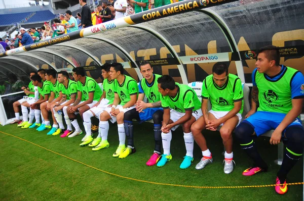 Bolivia Enfrenta Panamá Durante Copa American Centenario Orlando Florida Camping —  Fotos de Stock