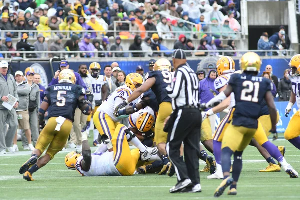 Notre Dame Face Lsu Κατά Διάρκεια Του Citrus Bowl Στο — Φωτογραφία Αρχείου