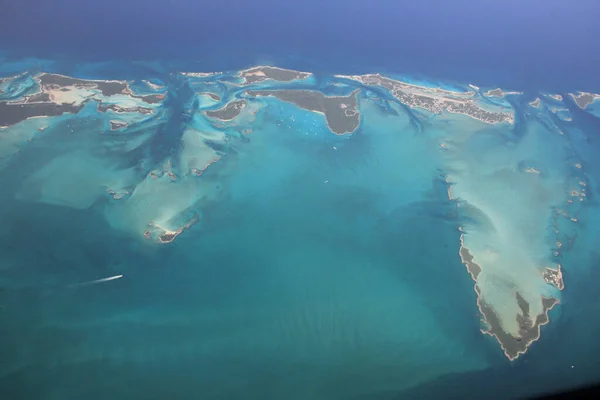 Vista Aérea Das Ilhas Caribe — Fotografia de Stock