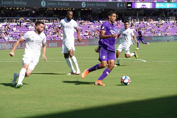 Orlando City Host Cincinnati Floridai Orlando City Stadionban 2019 Május — Stock Fotó