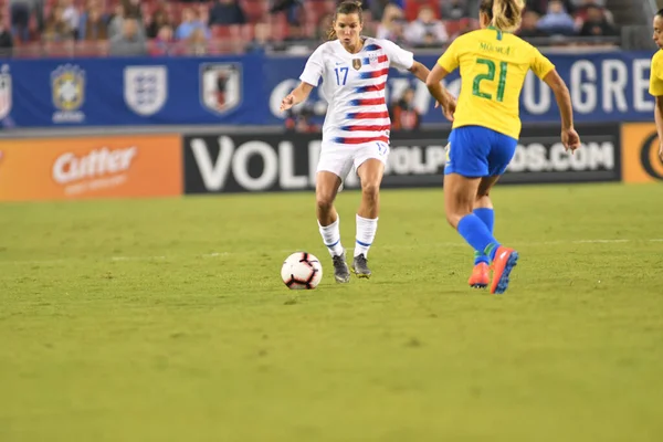 Shebelieves Cup Final Con Usa Brasil Raymond James Stadium Tampa — Foto de Stock