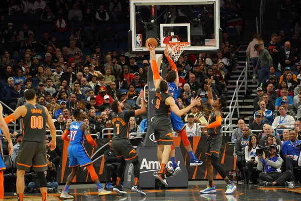 Basket Spel Amway Center Orlando Florida Onsdag Januari 2020 — Stockfoto