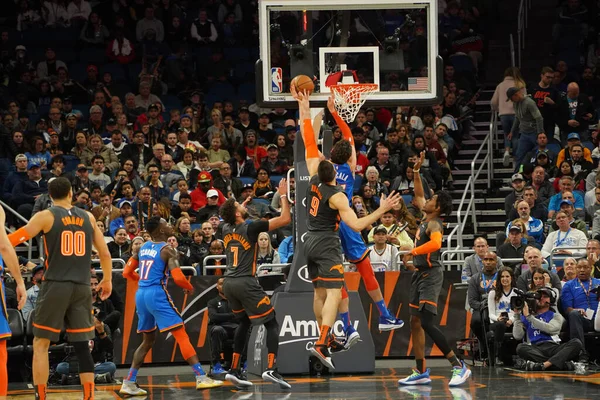 Jogo Basquete Amway Center Orlando Florida Quarta Feira Janeiro 2020 — Fotografia de Stock