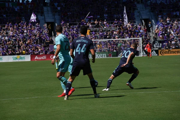 Orlando City Organiseert Vancouver Whitecaps Het Orlando City Stadium Zaterdag — Stockfoto