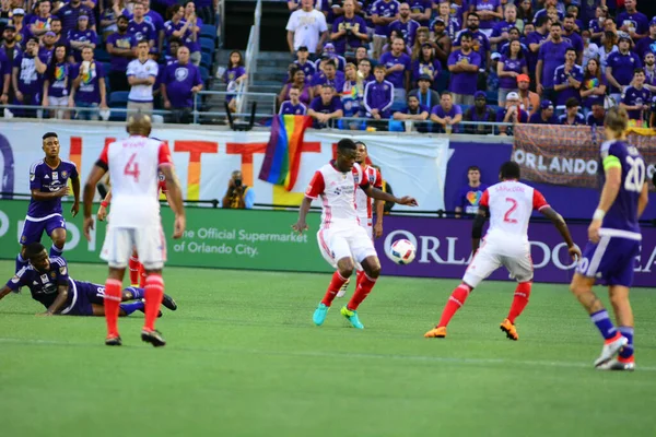 Orlando City Házigazda San Jose Földrengések Camping World Stadium Orlando — Stock Fotó