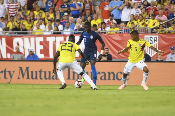 ABD Kolombiya 'ya karşı Raymond James Stadyumu' nda 11 Ekim 2018 'de.  