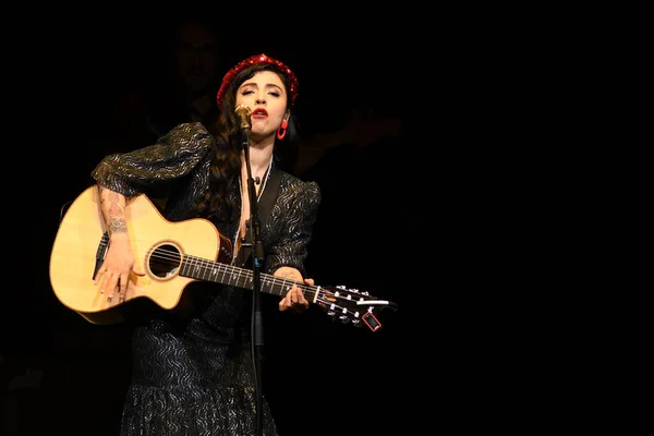 Juanes Concerto Amway Center Orlando Florida Apri 2018 Crédito Foto — Fotografia de Stock