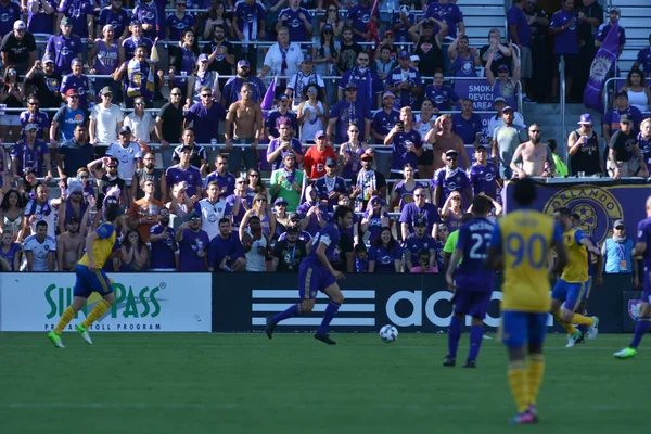 Orlando City Hostí Colorado Rapids Stadionu Orlando City Orlandu Floridě — Stock fotografie