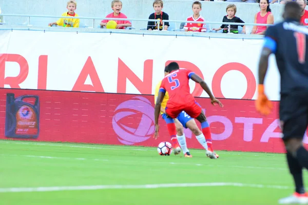 Brésil Affronte Haïti Lors Centenario Copa America Orlando Floride Camping — Photo