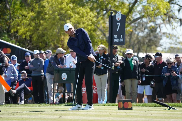 Podczas Trzeciej Rundy Zawodowej Arnold Palmer Bay Hill Club Lodge — Zdjęcie stockowe