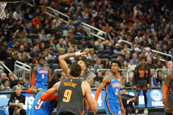 Jogo Basquete Amway Center Orlando Florida Quarta Feira Janeiro 2020 — Fotografia de Stock