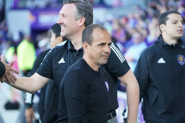 Orlando City Empfängt Real Salt Lake Exploria Stadium Samstag Den — Stockfoto