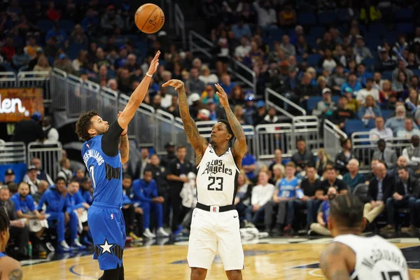 Orlando Magic Hostit Clippers Amway Center Orlando Florida Neděli Ledna — Stock fotografie