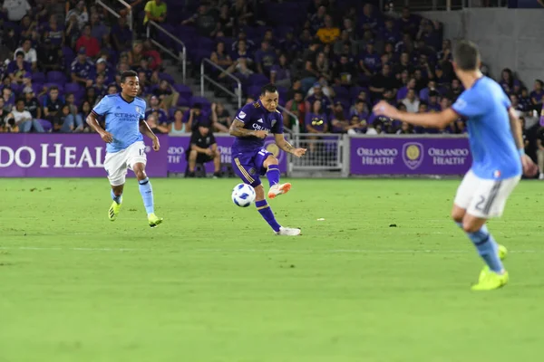 Orlando City 26 Temmuz 2018 'de Florida Exploria Stadyumu' nda NYC FC 'ye ev sahipliği yaptı. Fotoğraf: Marty Jean-Louis