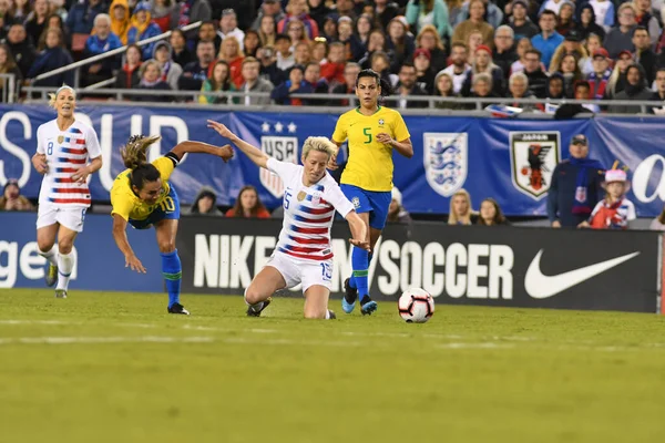 Фінал Кубка Shebelieves Usa Brazil Raymond James Stadium Tampa Florida — стокове фото