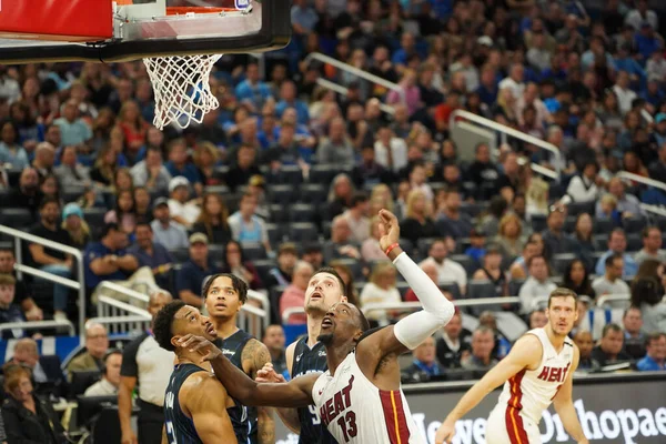 Jogo Basquete Temporada Nba Orlando Magic Miami Heat Janeiro 2020 — Fotografia de Stock